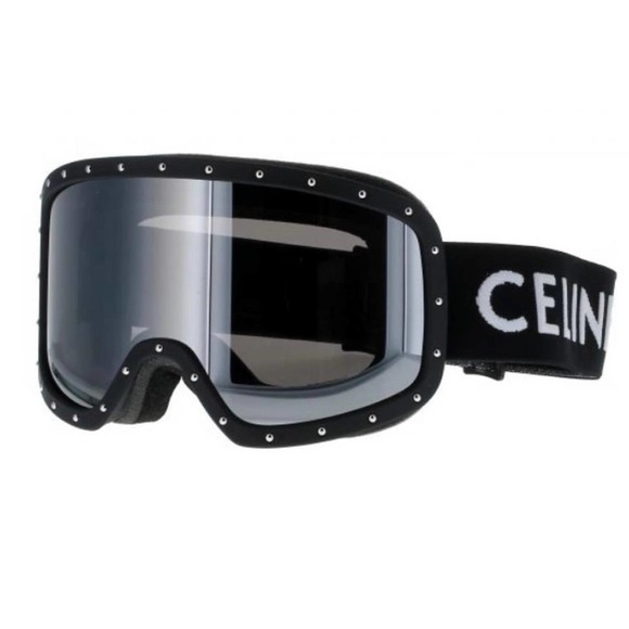 CELINE studded logo jacquard snow ski goggles